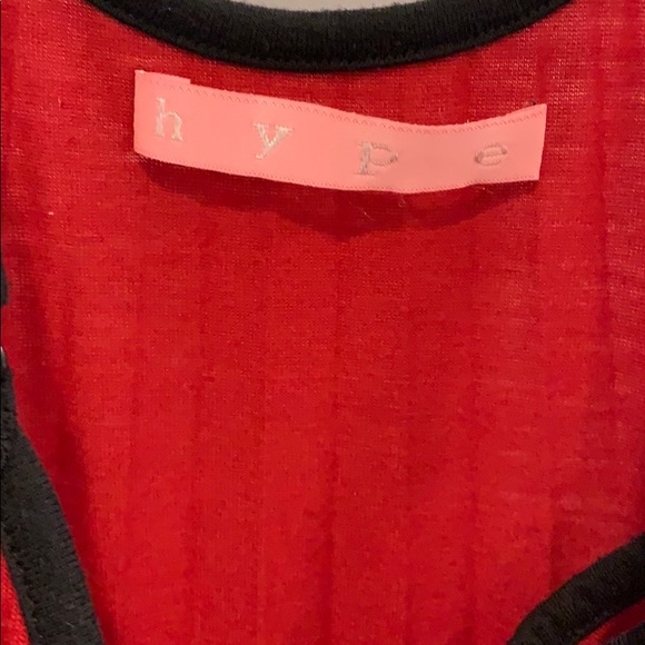 Red Black Gray Hype Dress - Picture 2 of 2